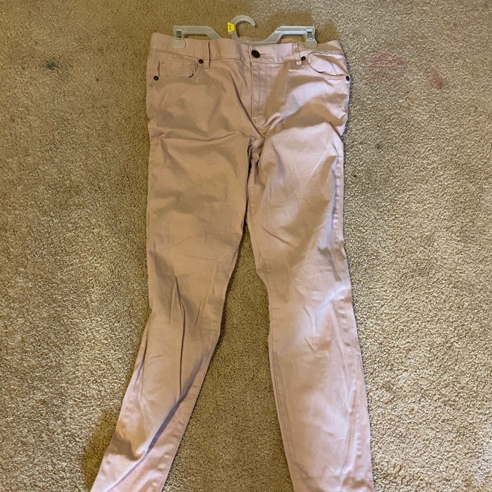 Pink jeans